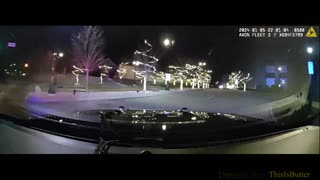 Dash cam video shows suspect hitting 2 Westlake police cruisers during chase