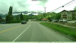 Fernie, BC - Drive Through. Western Canada