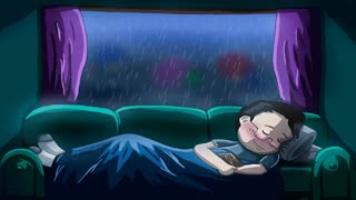 Som de Chuva Fora da Janela Para Dormir - Ruído Branco Ajuda a Dormir Bem - ASMR