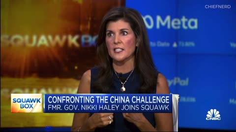 👀 Nikki Haley & Joe Kernen on China Being the 'Biggest Threat We've Had Since Pearl Harbor'