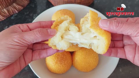 Crispy Potato Mozzarella Cheese Balls:👩‍🍳🧀🥔🔥 : Delicious and Easy😋 ! Potato Snacks Recipes