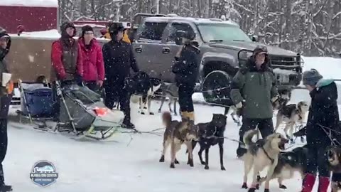 Alaska Sled Dog Race - Hunter Keefe Bib #6 Tug 150 Goose Bay Inn - Feb 11 2023 _