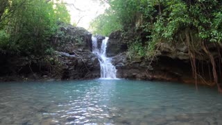 Stunning footage of Kalauao Falls Hike in O'ahu, Hawaii