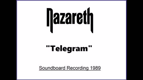 Nazareth - Telegram (Live in Illertissen, Germany 1989) Soundboard