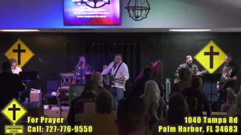 Praise & Worship Music, on Sunday 1/21/2024, at Crossroads Chapel Palm Harbor