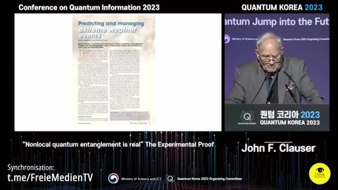 🔥Nobelpreisträger Dr. John F. Clauser zerlegt Klima-Idiotie (Quantum Korea 2023) 👏