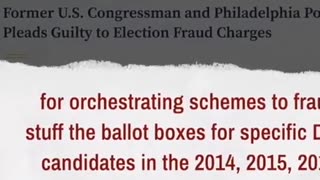 Michael J. Myers, a former U.S. congressman from Philadelphia pleaded guilty to Election Fraud