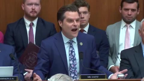 Matt Gaetz Erupts at Chris Wray Over FBI Breaking the Law