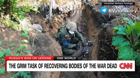 Oh, this sickening smell... How Ukrops gather dead bodies on the frontline