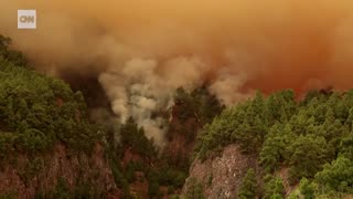 Satellite images show scale of wildfires in Tenerife