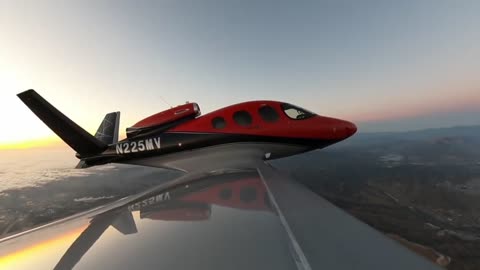 Sunrise at Sunset in Vision Jet!