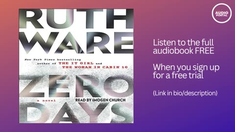 Zero Days Audiobook Summary Ruth Ware