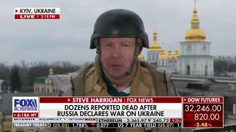 Steve Harrigan reports on the ground in Ukraine as violent explosions rock Kyiv