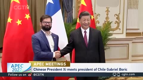 China and Chile vow deeper collaboration as presidents meet