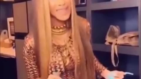 queen Cardi B being funny