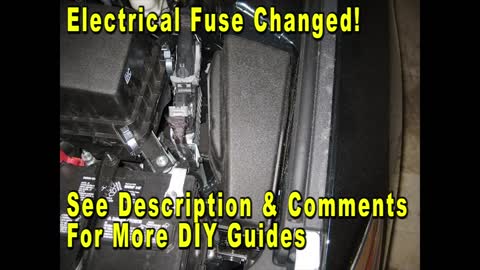 Toyota Camry How To Change Electrical Fuses 2012 To 2017 XV50 7th Generation With Correct Fuse Type