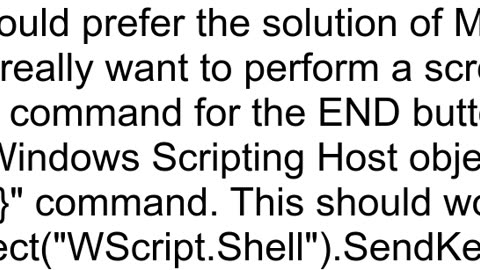 How should I handle the scroll down operation in the script