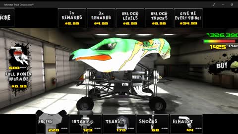 Monster Jam Monster Truck Sunday special Part 2 (video game monster Truck Freestyle)