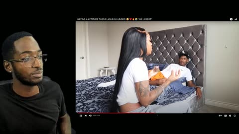 CoreyBlu HAVING A ATTITUDE THEN FLASHING HUNDRO 😳❤️_🔥😭 HE LIKED IT reaction