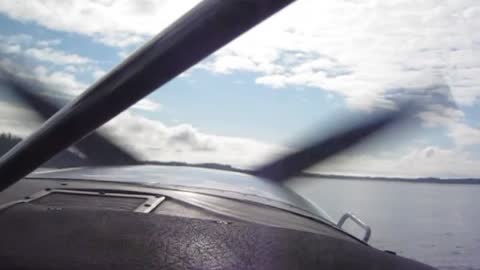 60 days living off the land. Float Plane