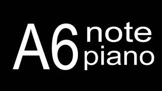 A6 Piano Note