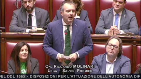 🔴Intervento dell'On. Riccardo Molinari, Capogruppo deputati Lega alla Camera: autonomia (29.04.2024)