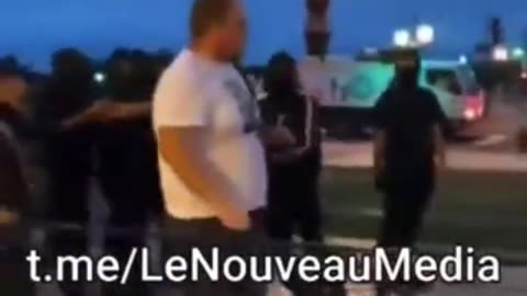 Check this irony of who was beaten by the muslims in France, read the comment
