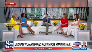 Fox News - Woman drags climate activist off road by her hair