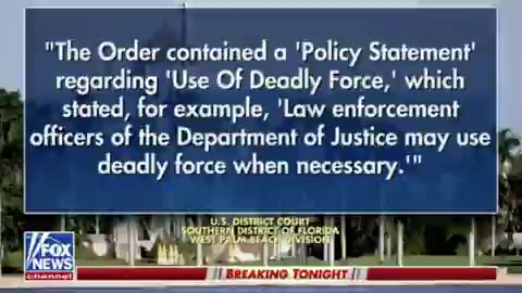 🚨BOMBSHELL: Joe Biden's DOJ Authorized The Use of DEADLY FORCE in Raid on Mar-a-Lago