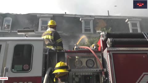 5 + ALARMS: 15 Homes burn in the City of Easton, Pennsylvania on Memorial Day