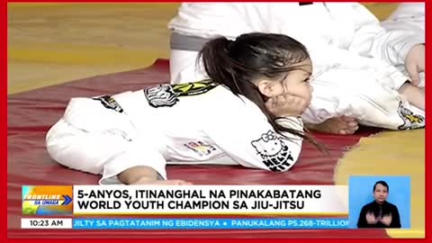 5-anyos, itinanghal na pinakabatang WorldYouth champion sa jiujitsu