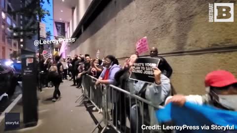 "F*ck Kathy Hochul" Among Chants by Protesters Outside NY Gubernatorial Debate