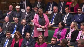 UK MP stating her feelings in the House,
