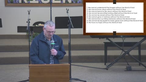 "In Christ Alone" 15 Minute Seminar By Ed Deal 4-2-2023 Part 1 of 5