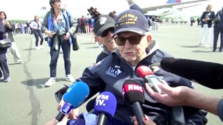 U.S. veterans arrive in Normandy for D-Day anniversary