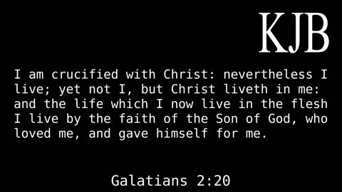 I Am Crucified WIth Christ Galatians 2:20