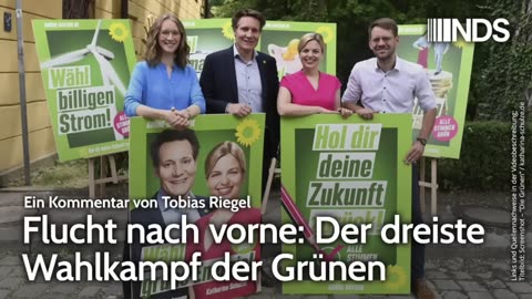 Flucht nach vorne: Der dreiste Wahlkampf der Grünen | Tobias Riegel @NDS🙈