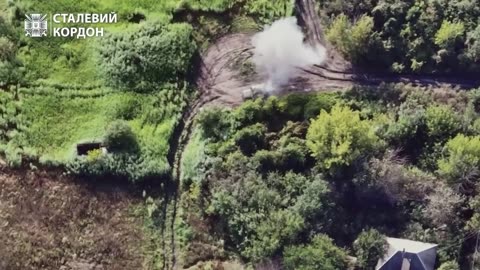 Ukrainian RPG Drone Demolishes Russian Transport