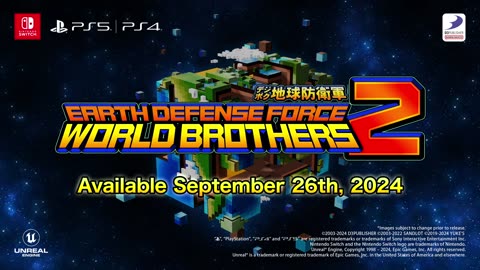 Earth Defense Force_ World Brothers 2 - Official Announcement Trailer