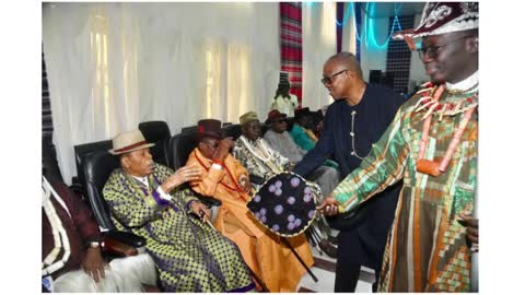 Peter Obi's visit to Anambra Nnewi's 59th Ofala festivals