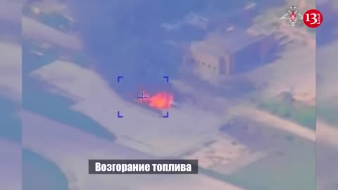 Russia shares footage of destruction of Ukrainian Su-25 aircraft in airfield in Dnepropetrovsk