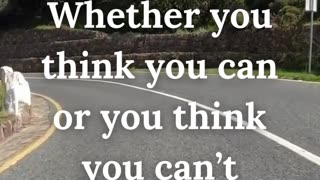 If You Think You Can