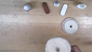 Adapting Cheap Harbor Freight Buffing Wheels to Work on Our Tools