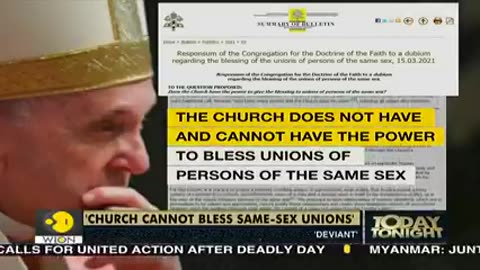 Vatican clarifies the morality of LBTG+ and church blessings 25-03-23