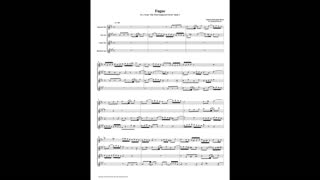 J.S. Bach - Well-Tempered Clavier: Part 1 - Fugue 01 (Saxophone Quartet)