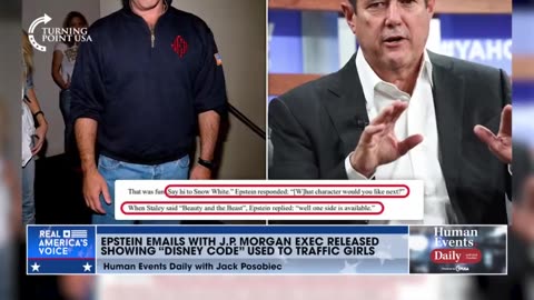 Epstein emails with JP Morgan executive showing "Disney Code" used to traffic girls