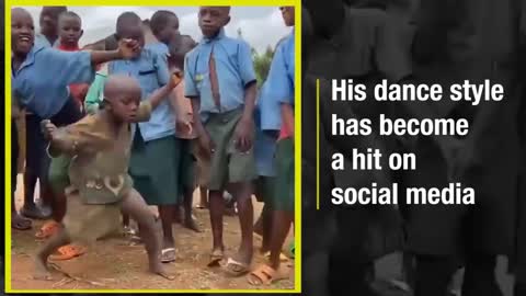 This kid's dance style has become viral on social media