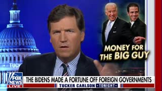 Tucker Carlson: "How did a disgraced drug addict with no job skills make enough money to make a $50,000/month payment?"