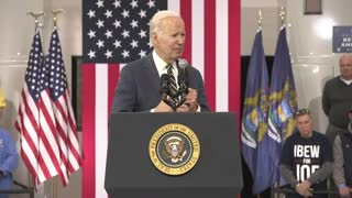 Biden speaks on his economic plan leading to a manufacturing boom in Michigan