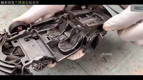 Converting old destroyed Lamborghini in to new brand new